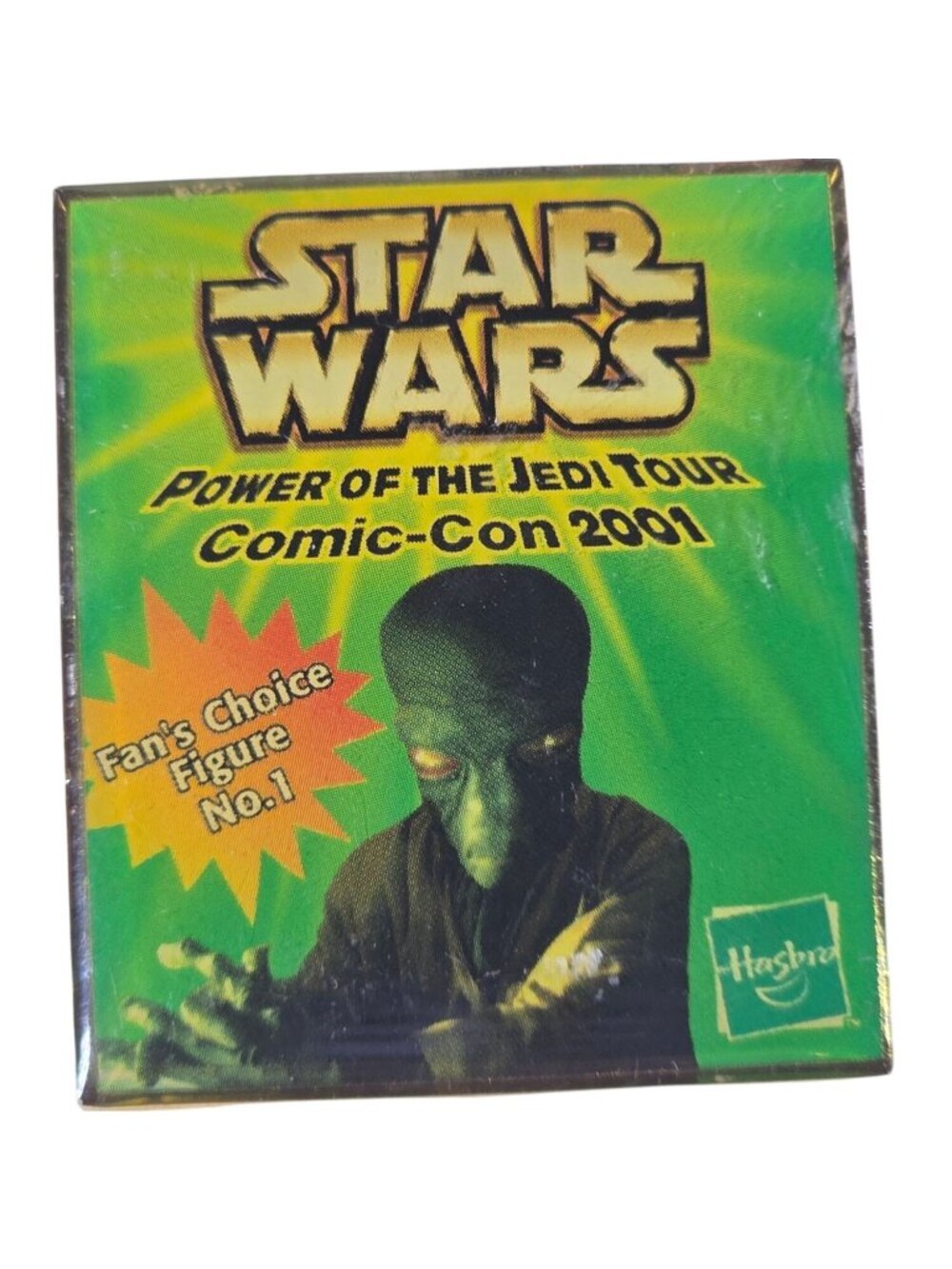 Star Wars Power Of The Jedi Tour Comic-Con 2001 Fans Choice No.1 Pin By Hasbro